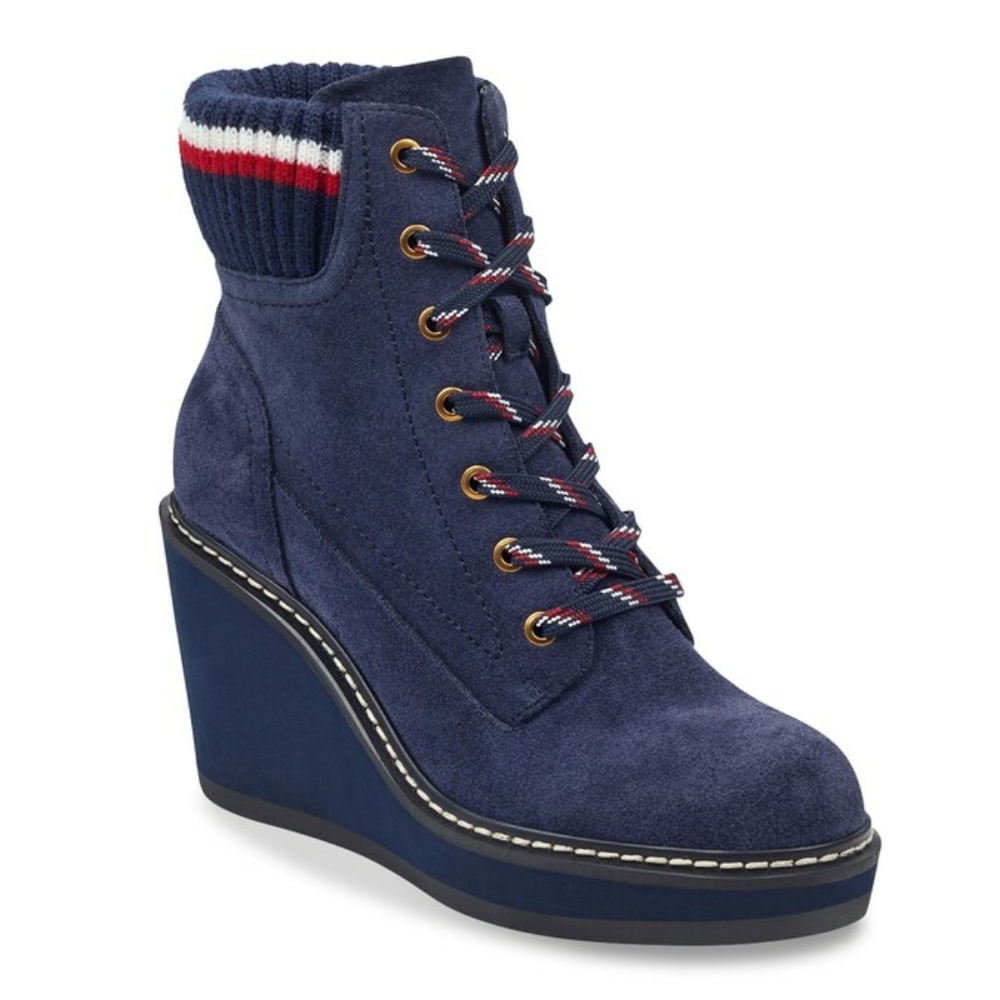 Tommy Hilfiger Wedge Booties - 9M